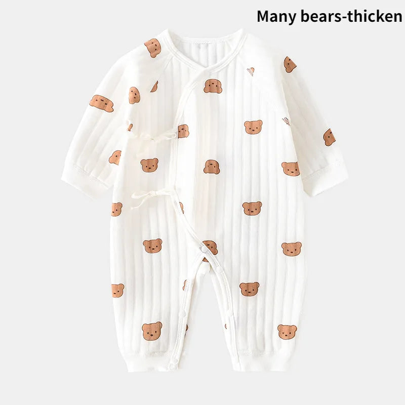 Children's Teddy Bear Design One Piece Suit,many bears thicken