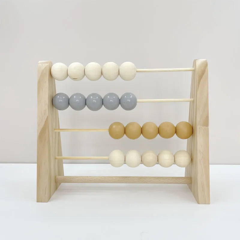 Nordic Wooden Abacus for Kids,light blue 