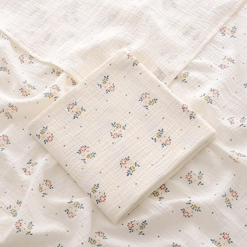 Children's Muslin Swaddle Two Layer,close up