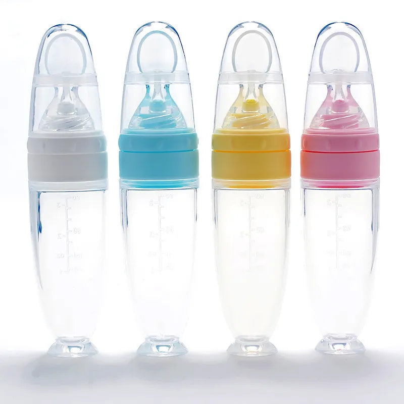 "Elevate your baby's self-feeding journey with our innovative baby squeeze feeder. Promote safe feeding practices while supporting your child's developmental milestones. This mess-free solution encourages independent eating, making mealtime a delightful and educational experience for your little one."